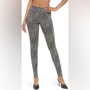 Spanx Ankle Jean-ish Snake Print Leggings